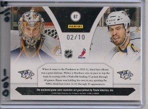 Pekka Rinne Shea Weber