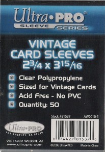 Little plastic warriors, no not trojans, penny sleeves!